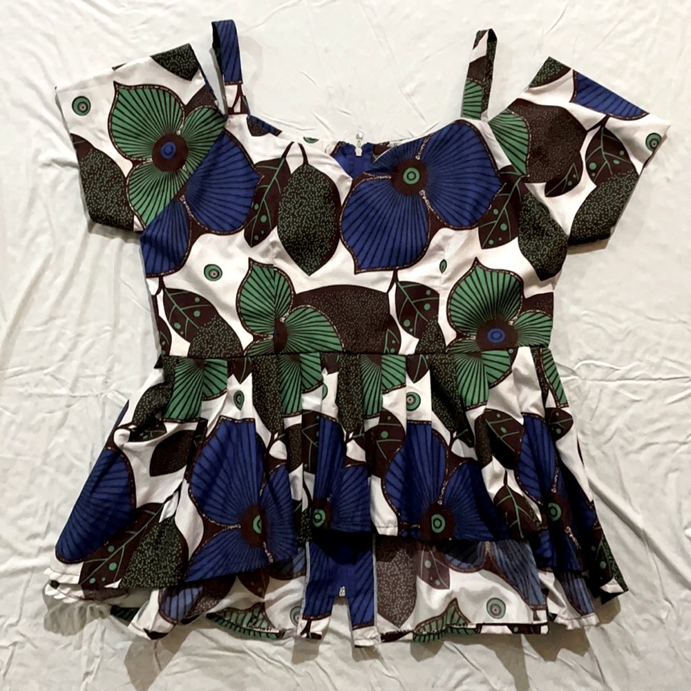 Custom hand made African top